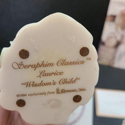 K74: Seraphim Classics Angels August & Laurice (Wisdoms Child)