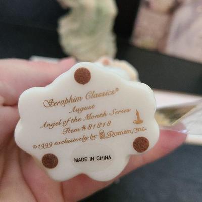 K74: Seraphim Classics Angels August & Laurice (Wisdoms Child)