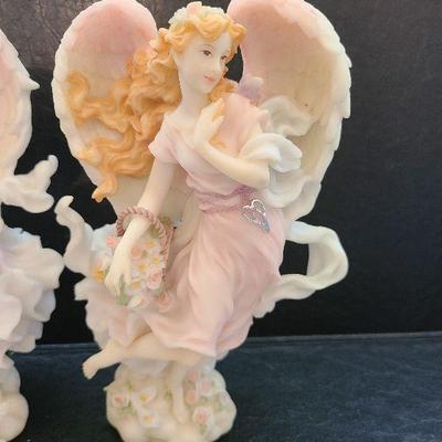 K75: Seraphim Classics Angels Elizabeth & April (Heavens Victory & Springs Blossom)
