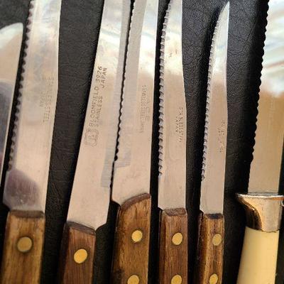 K79: Kitchen Knives and Turkey Carver Lot
