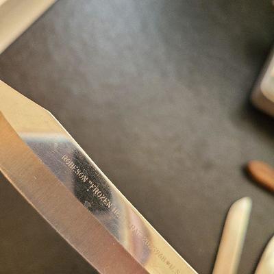 K79: Kitchen Knives and Turkey Carver Lot