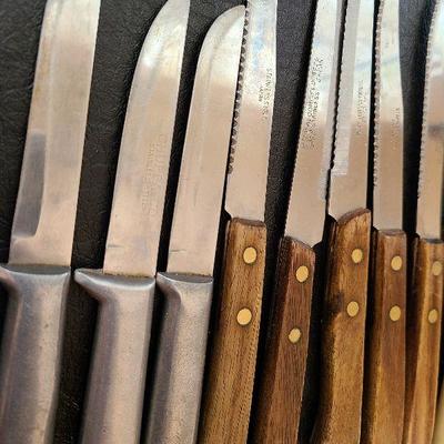 K79: Kitchen Knives and Turkey Carver Lot