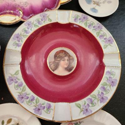 K80: Antique Serving Trays and Victorian Ashtray