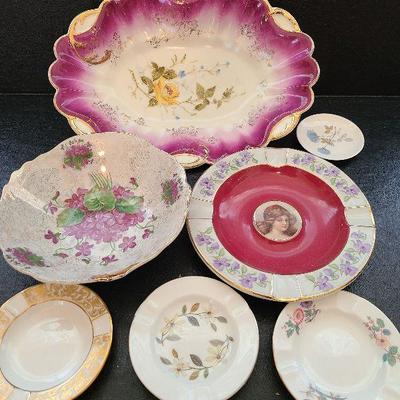 K80: Antique Serving Trays and Victorian Ashtray