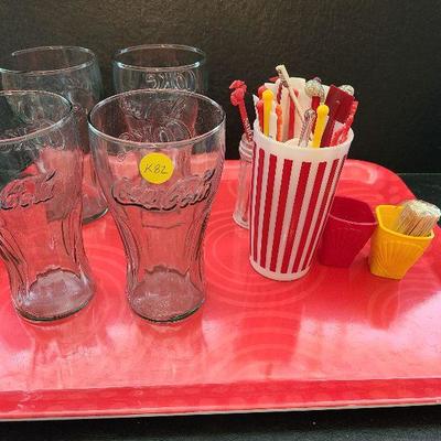 K82: Coke Glasses, Vintage Stir Sticks, and more