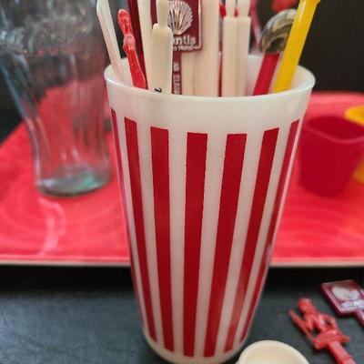 K82: Coke Glasses, Vintage Stir Sticks, and more
