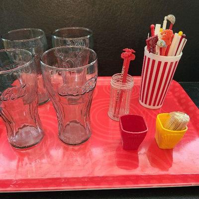 K82: Coke Glasses, Vintage Stir Sticks, and more