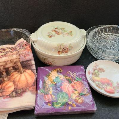 K86: Fall Casserole, Napkins, Dish Towels and More
