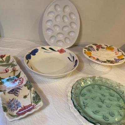 183: Lot of Decorative Serving Dishes 