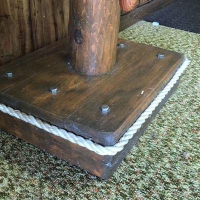 F1: Captains Ships Wheel with Compass