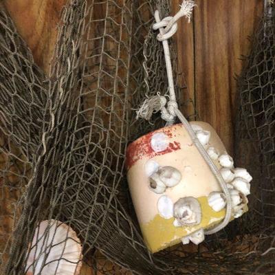 F3: Nautical Decor Net & Barnacled Bouy
