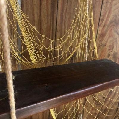 F7: Nautical Decor Shelf and Net