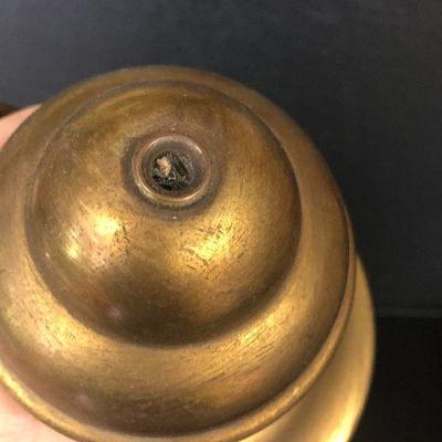 F12: Vintage Brass Hanging Lantern Converted to Electric lamp