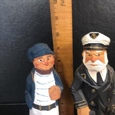 F19: Wood Carved Nautical Characters