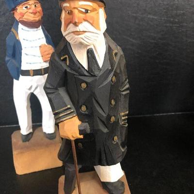 F19: Wood Carved Nautical Characters