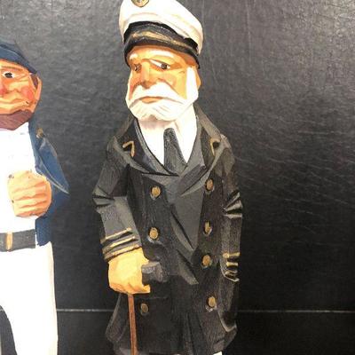 F19: Wood Carved Nautical Characters