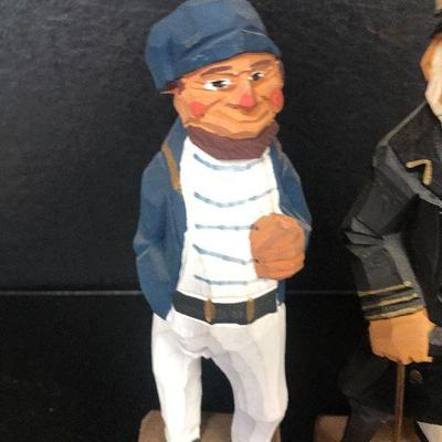 F19: Wood Carved Nautical Characters