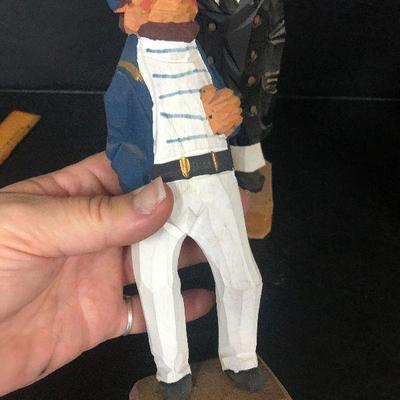 F19: Wood Carved Nautical Characters
