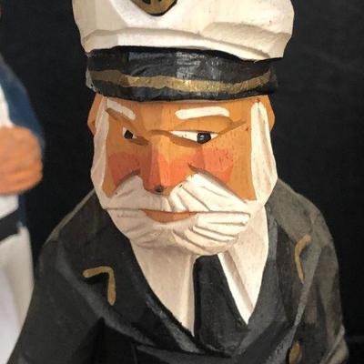 F19: Wood Carved Nautical Characters