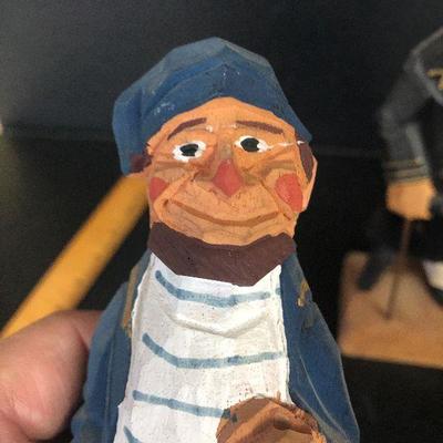 F19: Wood Carved Nautical Characters
