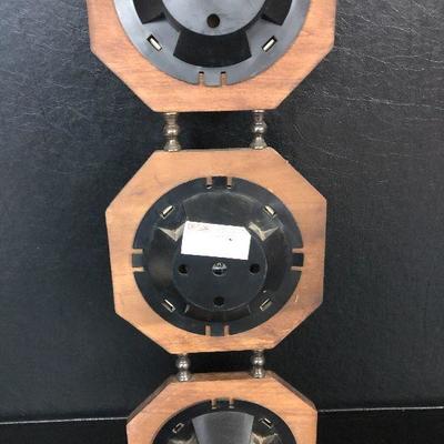 F21:  Vintage Springfield Thermometer Barometer