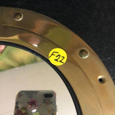 F22: Porthole Ships Accent Mirror