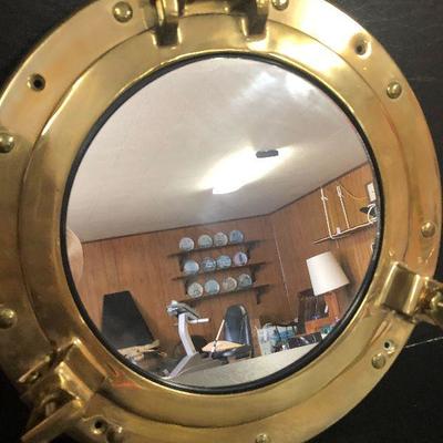 F22: Porthole Ships Accent Mirror