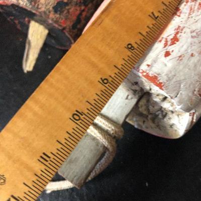 F23: Vintage Small Wood Buoys 