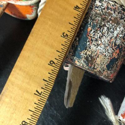 F23: Vintage Small Wood Buoys 