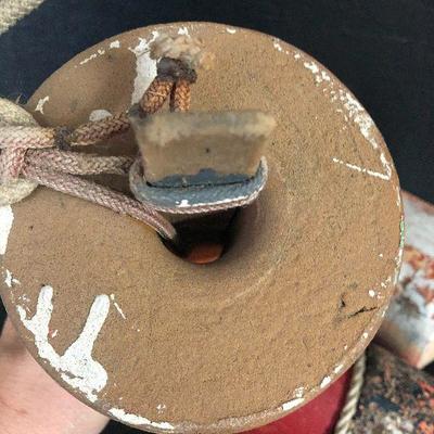 F23: Vintage Small Wood Buoys