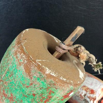 F23: Vintage Small Wood Buoys