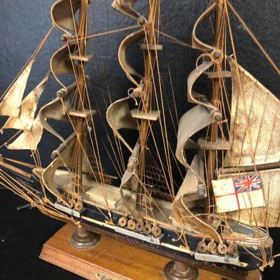 F25: Vintage Wood Ship Models Cutty Shark & Cape Cod