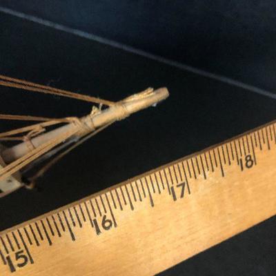 F25: Vintage Wood Ship Models Cutty Shark & Cape Cod