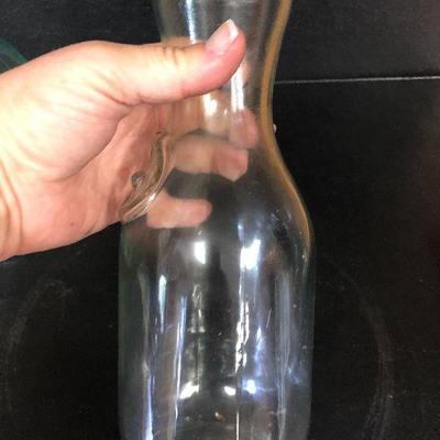 F26: Decanter w/etched Ship, Ships bottles and more