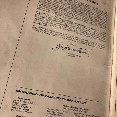 F33: Mercury Outboard Propellor 48-78120-19 and Maryland Waters Guides