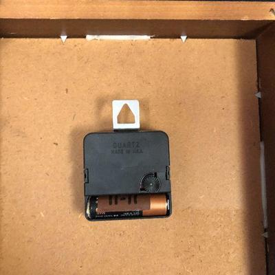 F34: Brass Wall Mount Oil Lamp and Tide Clock