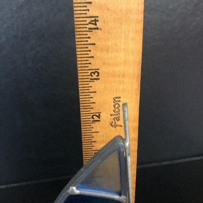 F35: Vintage Glass Free-standing Rainbow Sailboat Sun Catcher and more