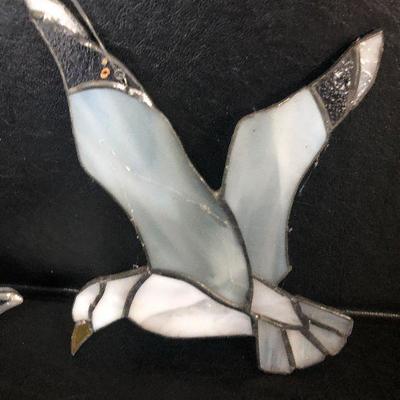 F35: Vintage Glass Free-standing Rainbow Sailboat Sun Catcher and more