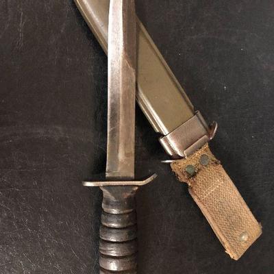 F37: USM3 Camillus Fighting Trench Knife WW2