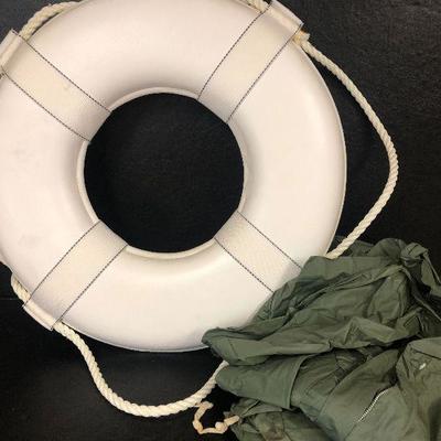 F39: Life Preserver and Rain Slicker