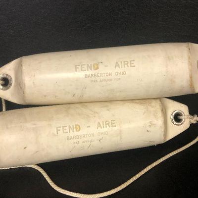 F40: Fend- Aire Boat Bumpers Nautical Beach House Decor