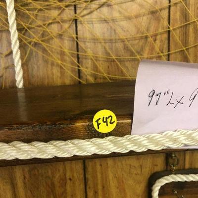 F42: 8 Foot Long Nautical Designed Shelf and More