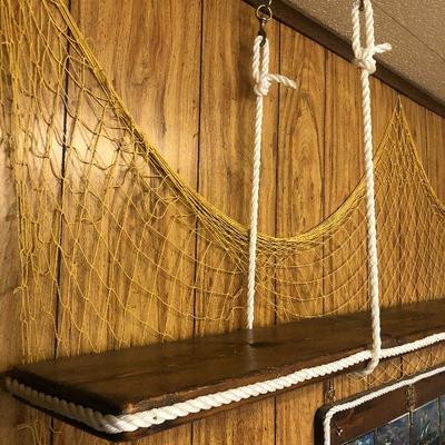 F42: 8 Foot Long Nautical Designed Shelf and More