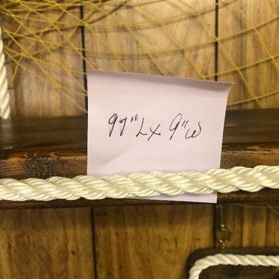 F42: 8 Foot Long Nautical Designed Shelf and More