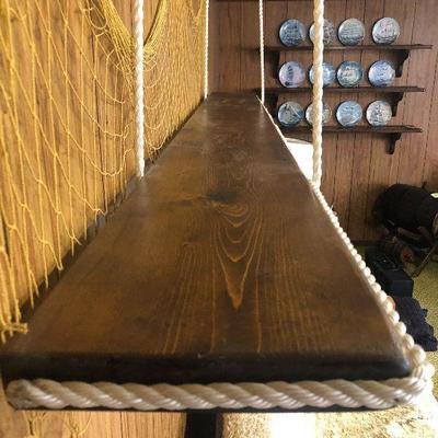 F42: 8 Foot Long Nautical Designed Shelf and More
