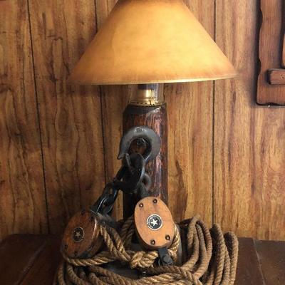 F47: Boston & Lockport Pulley Lamp