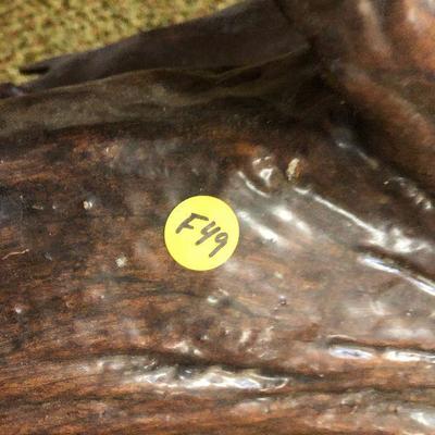 F49: Anchor and Epoxied Driftwood Nautical Decor