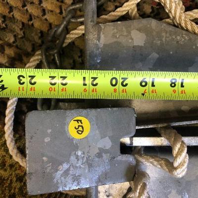 F50: Danforth Anchor and Rope