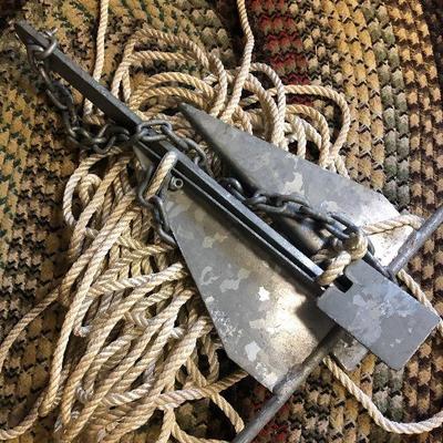 F50: Danforth Anchor and Rope