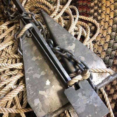 F50: Danforth Anchor and Rope